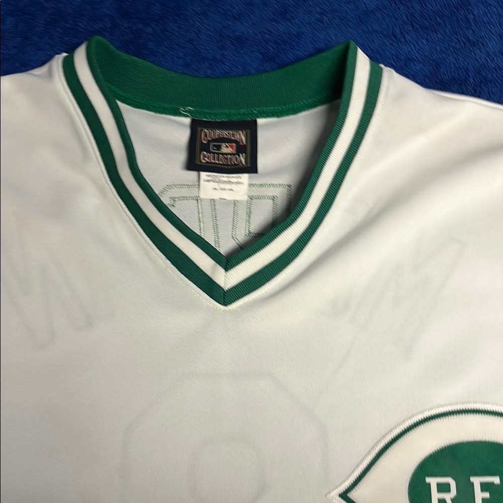 Majestic White and Green Jersey